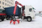 Ломовоз Volvo FH16 с манипулятором, аренда фотография